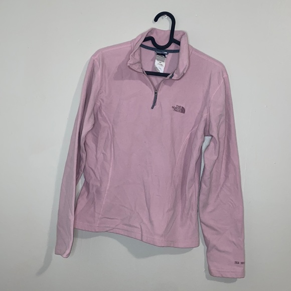 🎱Baby Pink North face fleece pullover! - Picture 2 of 9